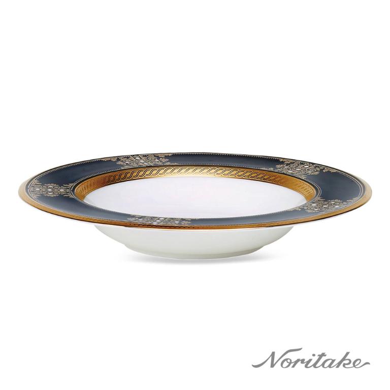 Noritake 壯麗花海系列-湯盤21.5CM(骨瓷)(日本製)