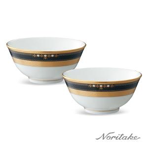 Noritake 壯麗花海系列-飯碗11.5CM(2入)(禮盒組)(骨瓷)(日本製)