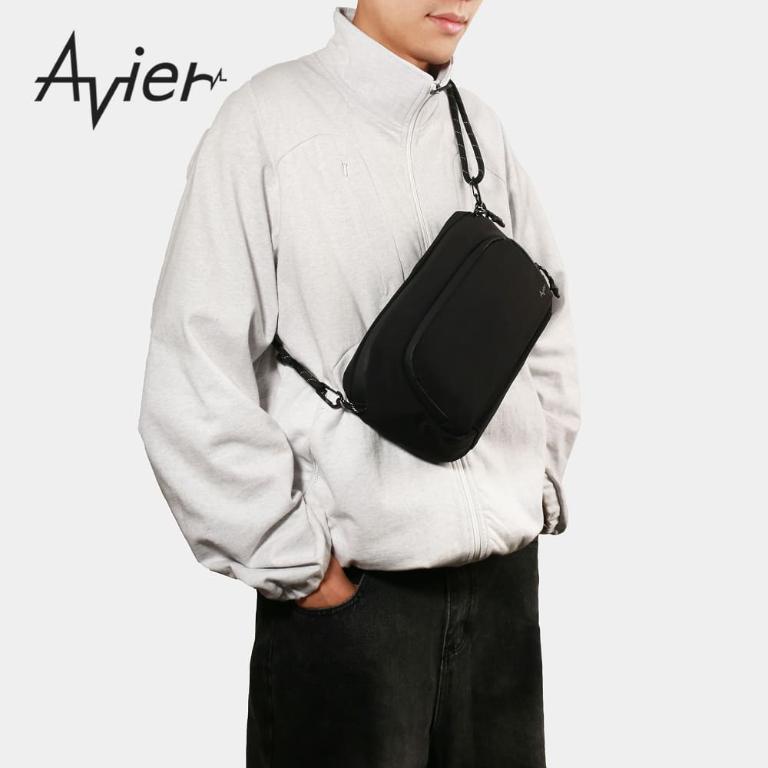 【Avier】Urban 4L SlingBag 城市機能斜背包(暗影黑)