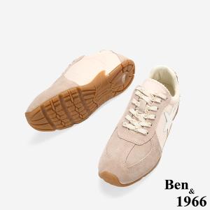 Ben&1966高級頭層牛皮舒適內增高休閒鞋-珊瑚粉(256311)