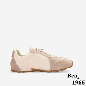 Ben&1966高級頭層牛皮舒適內增高休閒鞋-珊瑚粉(256311)