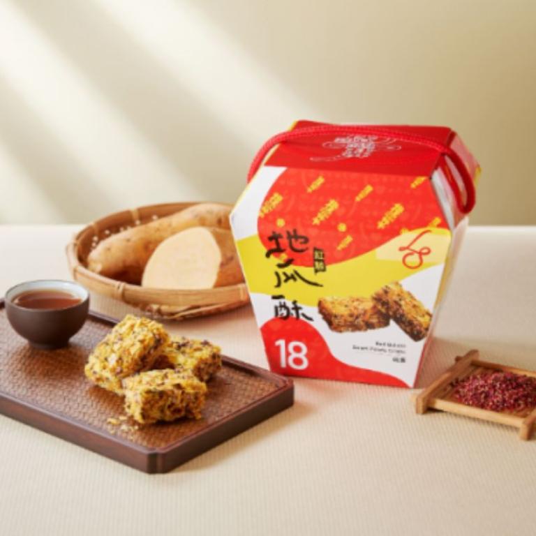 糧莘農場 紅藜地瓜酥禮盒 (3盒組)
