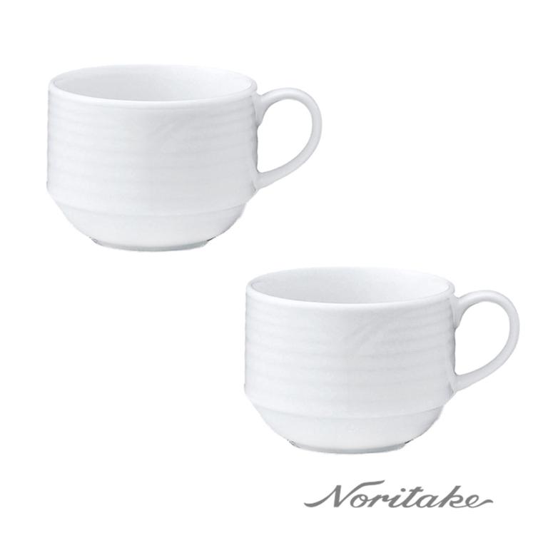 Noritake 詩羅恩-可疊咖啡杯(2入)(精美禮盒)