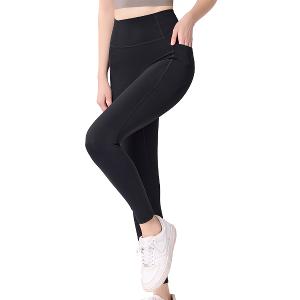 【思薇爾】U got fit系列L-XL彈力修飾貼身素面高腰九分外搭運動長褲(黑色)