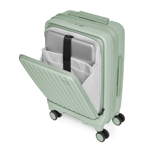 Acer 巴塞隆納前開式登機箱-20吋莊園綠