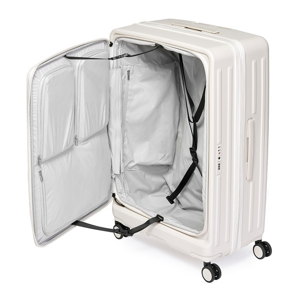 Acer 巴塞隆納前開式行李箱-28吋貝殼白