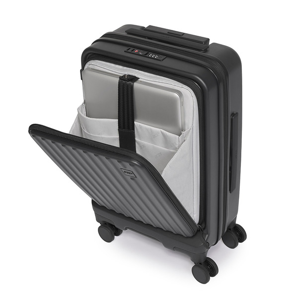 Acer 巴塞隆納前開式登機箱-20吋夜幕黑