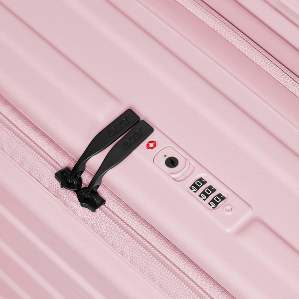 Acer 巴塞隆納前開式行李箱-25吋夢幻粉