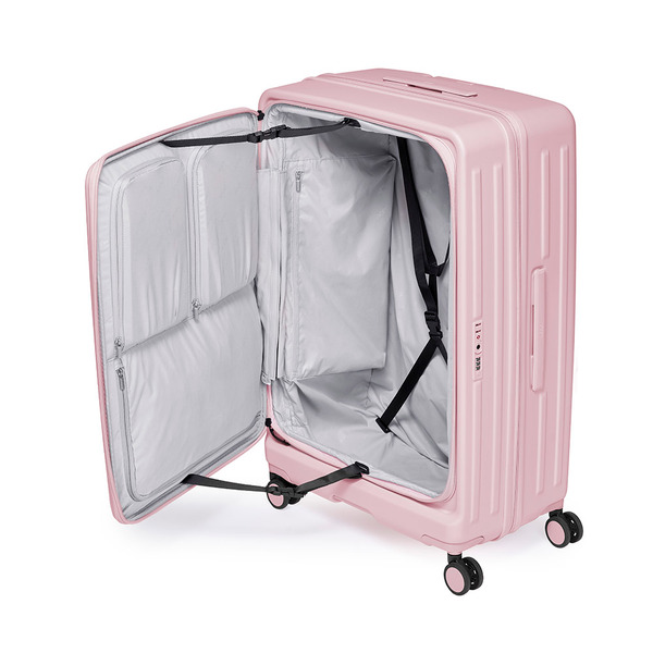 Acer 巴塞隆納前開式行李箱-25吋夢幻粉