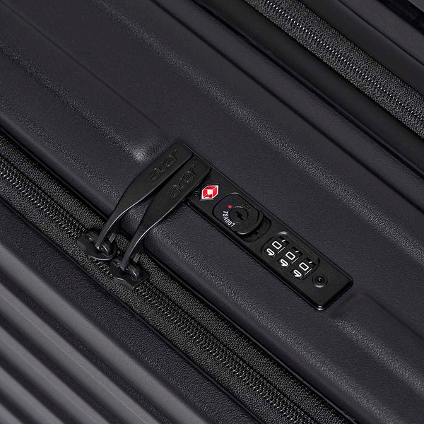 Acer 巴塞隆納前開式行李箱-28吋夜幕黑