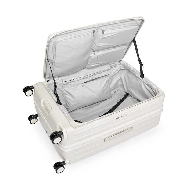 Acer 巴塞隆納前開式行李箱-25吋貝殼白