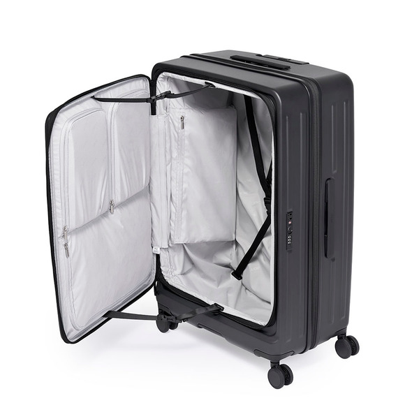 Acer 巴塞隆納前開式行李箱-25吋夜幕黑