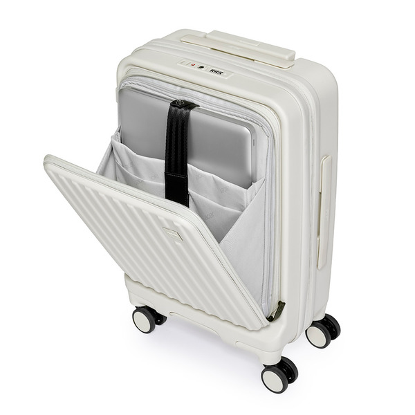 Acer 巴塞隆納前開式登機箱-20吋貝殼白