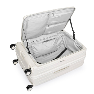 Acer 巴塞隆納前開式行李箱-28吋貝殼白