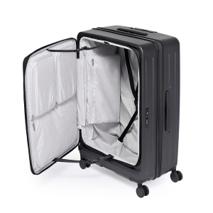 Acer 巴塞隆納前開式行李箱-25吋夜幕黑