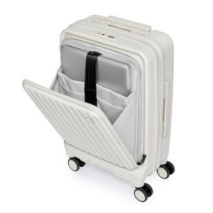 Acer 巴塞隆納前開式登機箱-20吋貝殼白