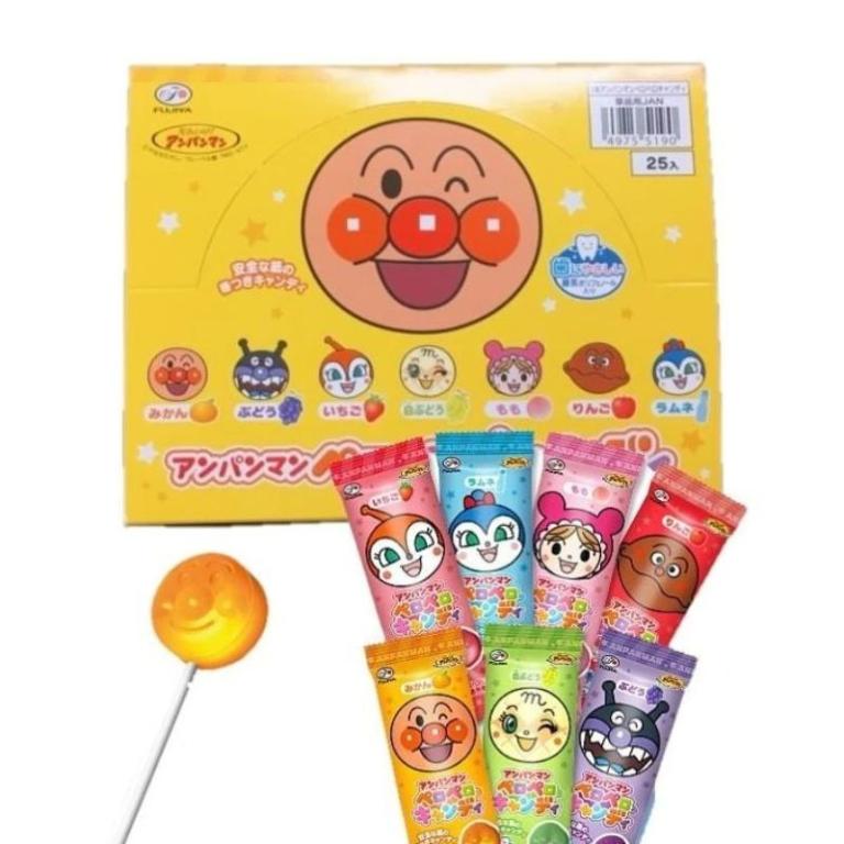 不二家 麵包超人棒棒糖 盒裝 (25入/盒)