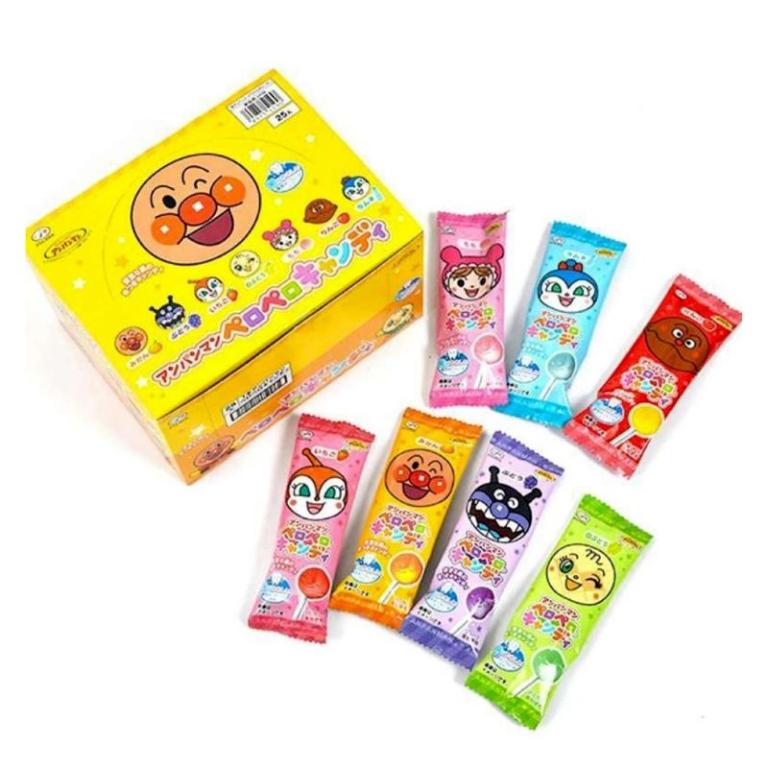 不二家 麵包超人棒棒糖 盒裝 (25入/盒)
