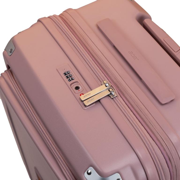 Acer 布里斯本前開式行李箱-24吋藍花楹粉