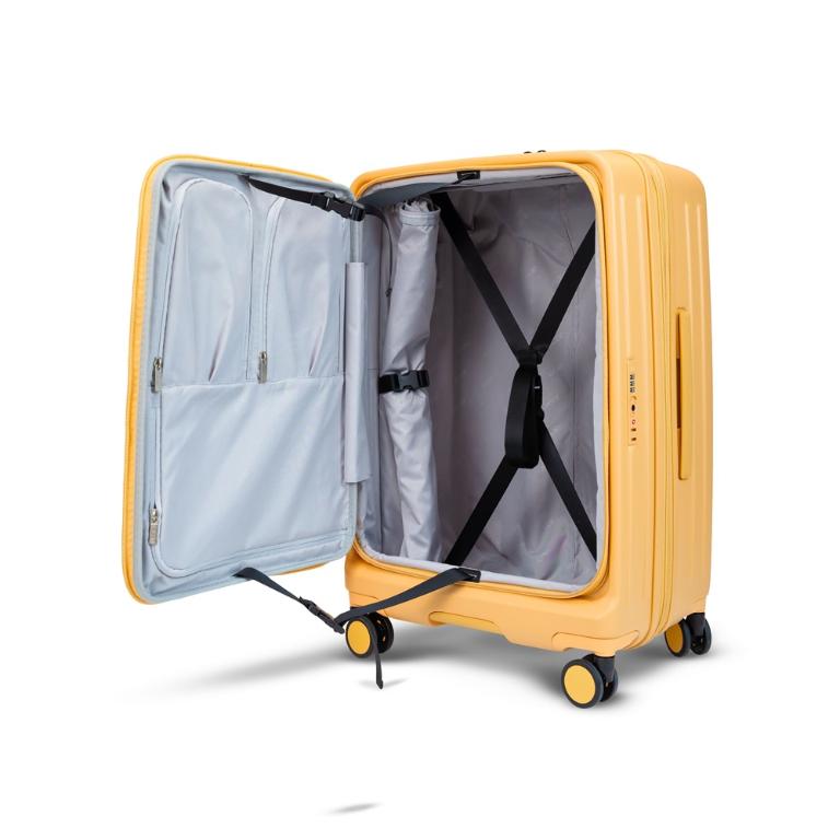 Acer 哥本哈根前開式行李箱-25吋晨曦黃