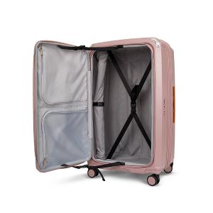 Acer 布里斯本前開式行李箱-24吋藍花楹粉