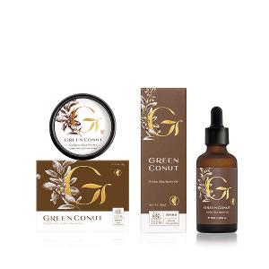 綠果 黃金乳油木果保養油50ml+黃金乳油木果脂50g