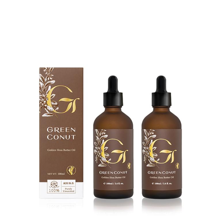 綠果 黃金乳油木果保養油100ml 2入
