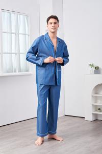 GOLDDEER金鹿 - 高質感斜紋100%棉薄款長袖衣褲裝睡衣-【M4243】