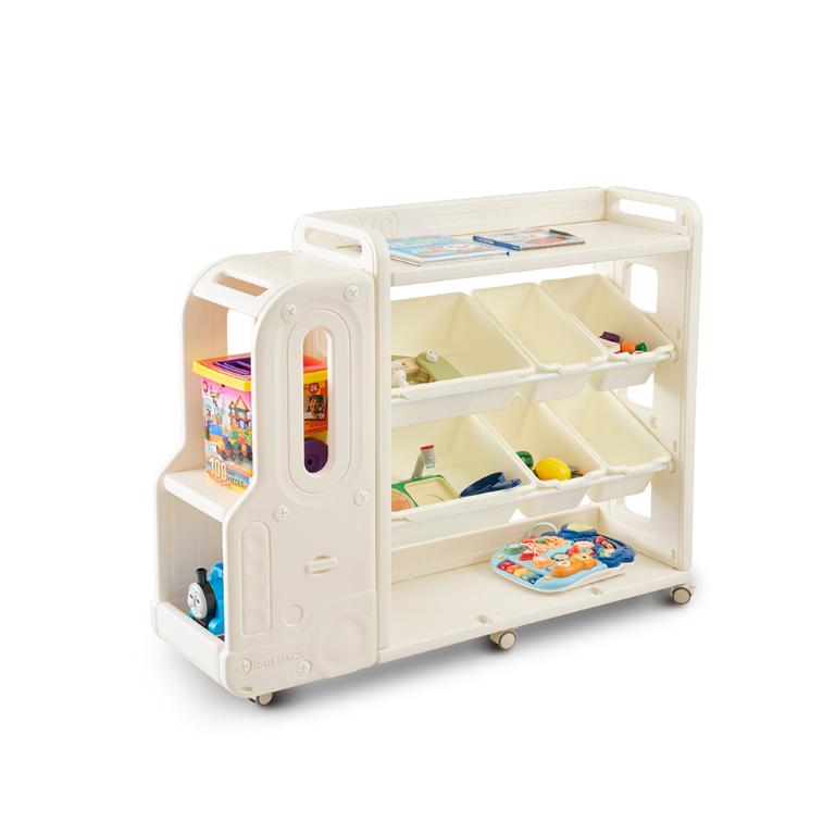 【巧福】大巴士層架收納櫃 CF-C03 移動式底輪/輕鬆收納玩具、書籍、日用品 CF-C03