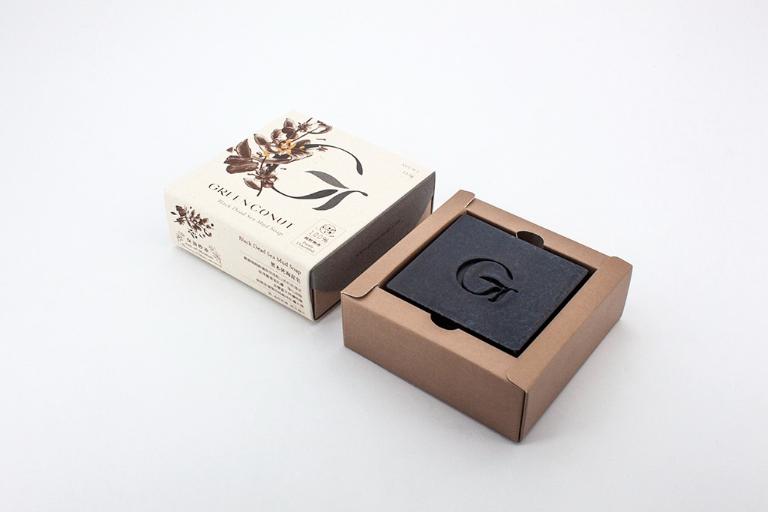 綠果 黑木死海泥皂-保濕控油