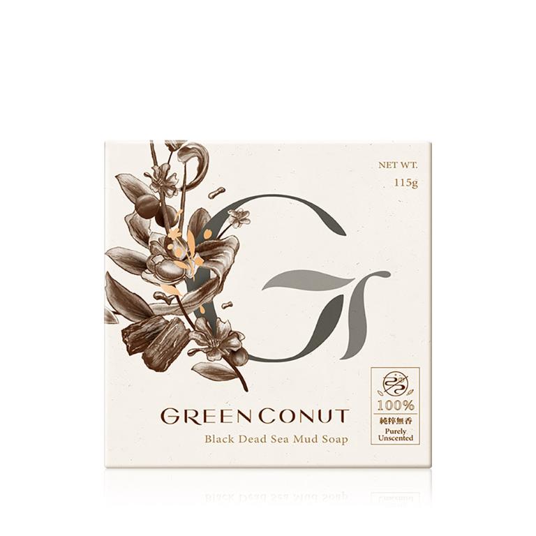 綠果 黑木死海泥皂-保濕控油