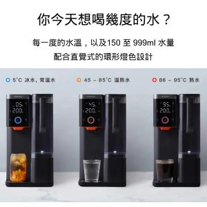 贈送WWR478濾芯｜Acerpure Aqua 冰溫瞬熱RO濾淨飲水機 黑曜石 WP744-40B