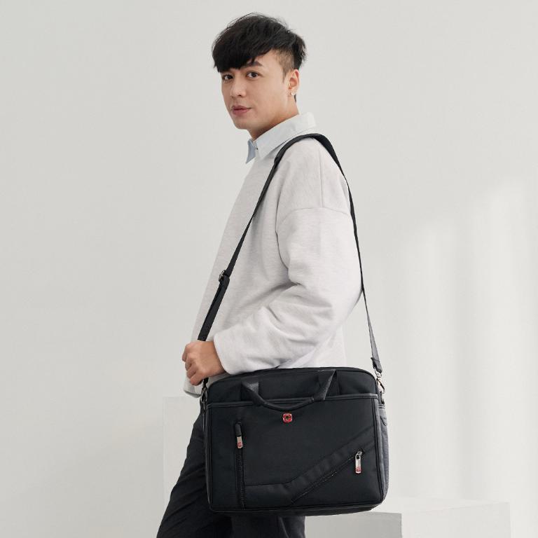 OVERLAND - 美式十字軍 - 素面造型公事包/電腦包/手提包 - 3119