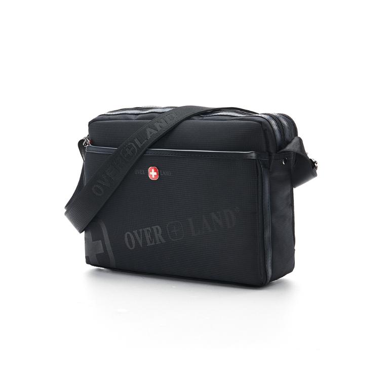 OVERLAND - 美式十字軍 - LOGO浮印斜背包(大/L) - 3141