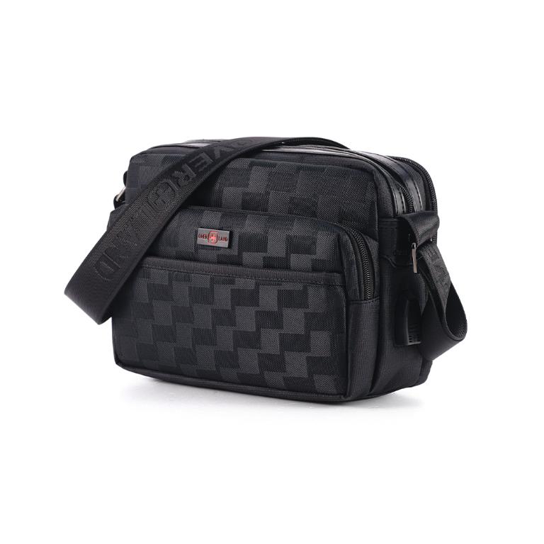 OVERLAND - 美式十字軍 - 格紋機能斜背包(小/S) - 5710
