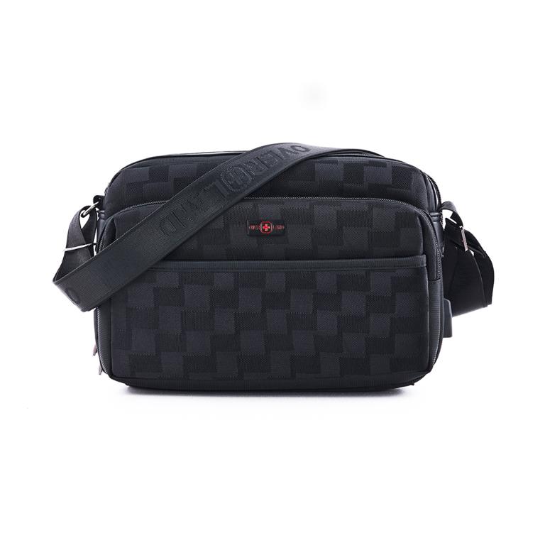 OVERLAND - 美式十字軍 - 格紋機能斜背包(大/L) - 5713