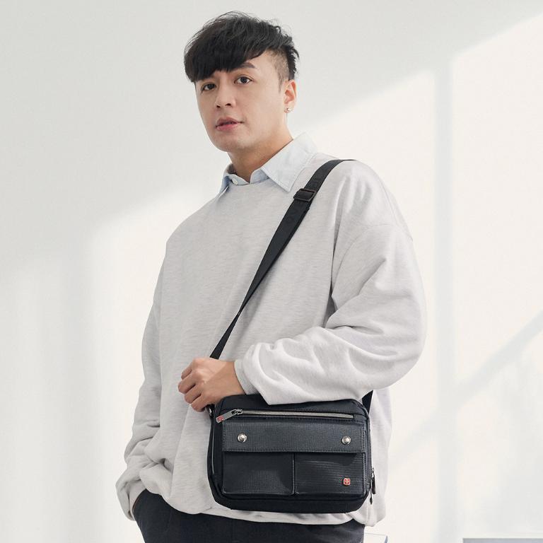 OVERLAND - 美式十字軍 - 素面掀蓋造型斜背包(小/S) - 3184