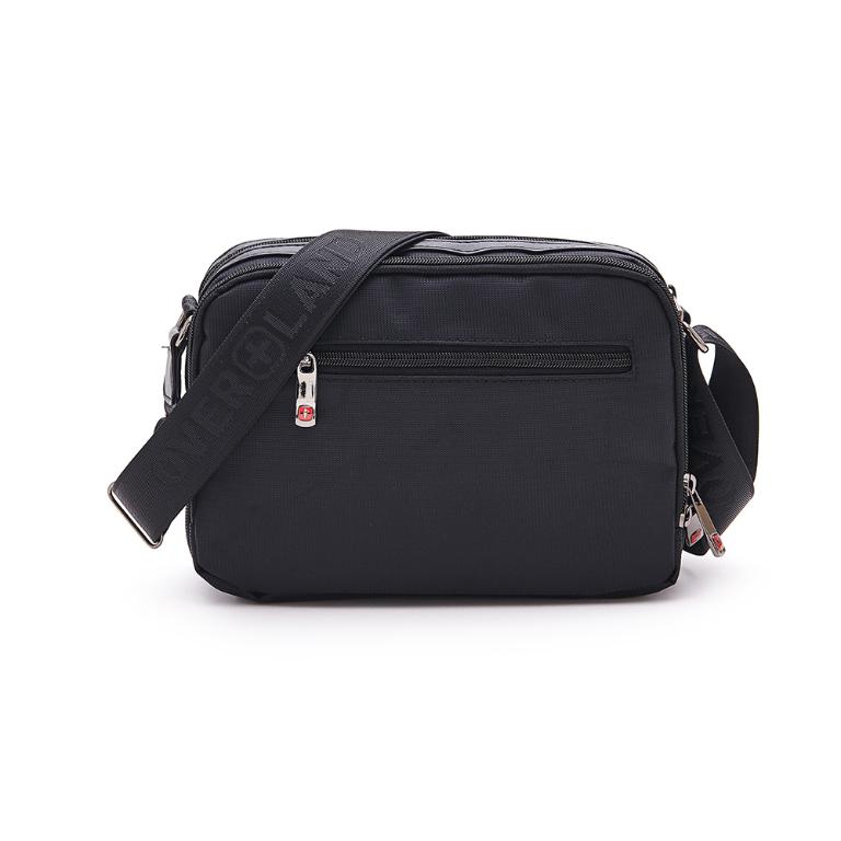 OVERLAND - 美式十字軍 - 格紋拼接斜背包(小/S) - 5086