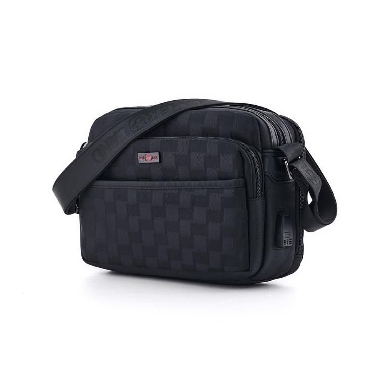 OVERLAND - 美式十字軍 - 格紋機能斜背包(大/L) - 5713