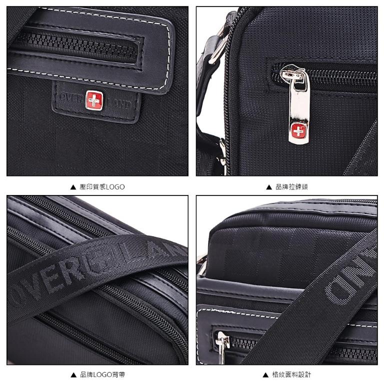 OVERLAND - 美式十字軍 - 格紋車線造型斜背包(小/S) - 2771