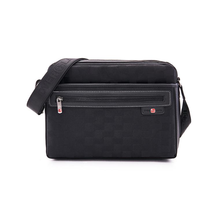 OVERLAND - 美式十字軍 - 格紋車線造型斜背包(大/L) - 2714