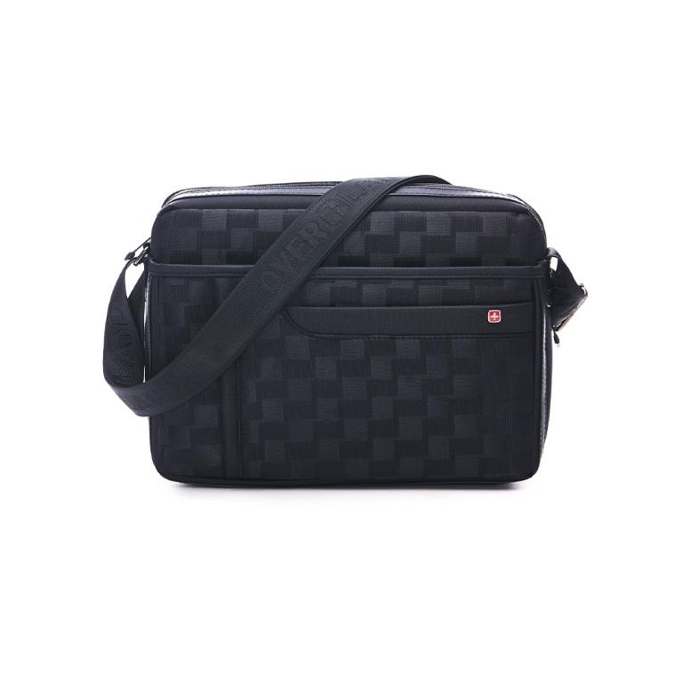 OVERLAND - 美式十字軍 - 格紋經典造型斜背包(大/L) - 2920