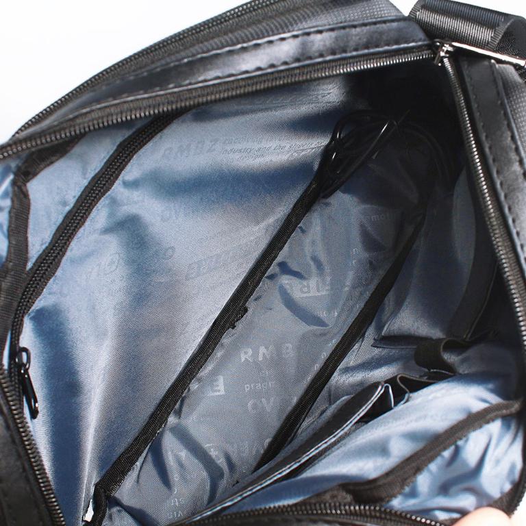 OVERLAND - 美式十字軍 - LOGO浮印格紋拼接斜背包(小/S) - 5709