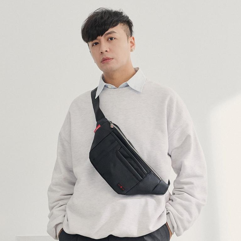 OVERLAND - 美式十字軍 - 素面經典造型腰包/胸背包/斜背包 - 5648