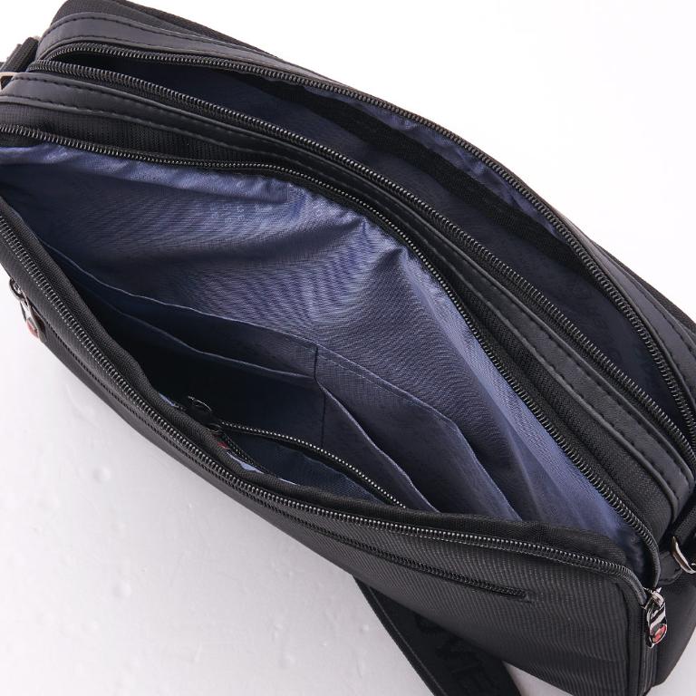 OVERLAND - 美式十字軍 - 格紋車線造型斜背包(大/L) - 2714