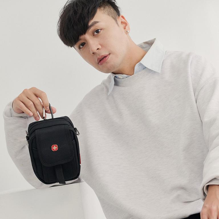 OVERLAND - 美式十字軍 - 素面機能附掛勾腰包/隨身包/斜背包(小/S) - 3125