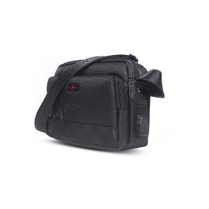 OVERLAND - 美式十字軍 - LOGO浮印格紋拼接斜背包(小/S) - 5709