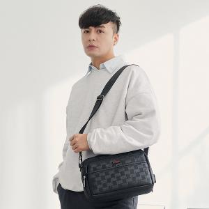 OVERLAND - 美式十字軍 - 格紋機能斜背包(大/L) - 5713