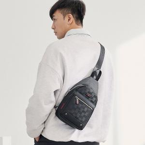 OVERLAND - 美式十字軍 - 格紋小胸背包/肩背包 - 5606