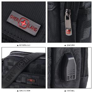 OVERLAND - 美式十字軍 - 格紋機能斜背包(小/S) - 5710